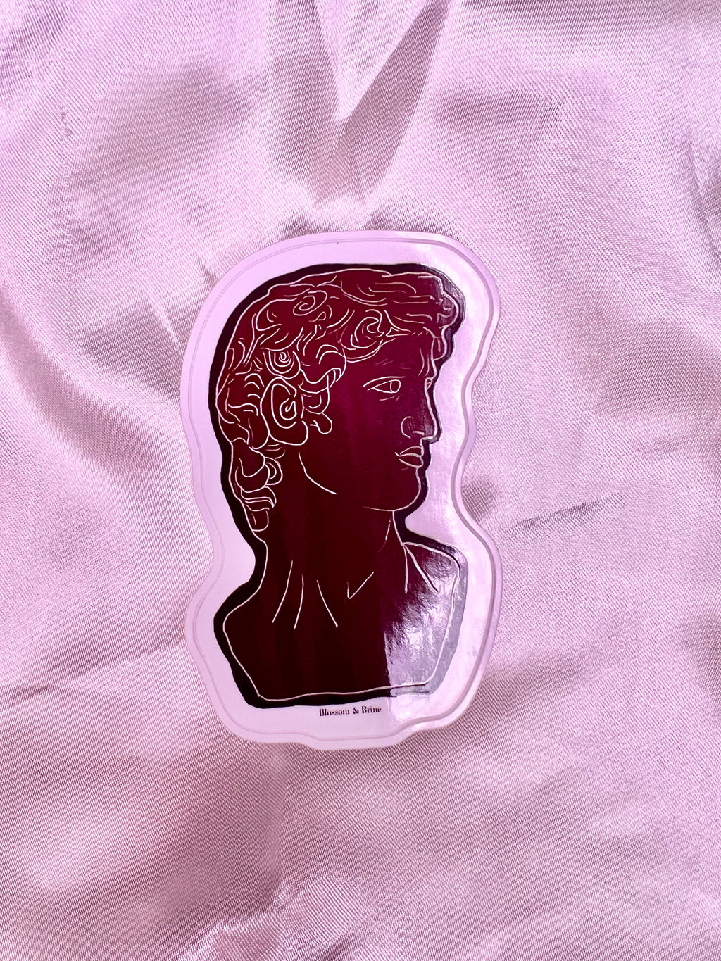 King David Fine Art Stickers by Cazoshay Marie