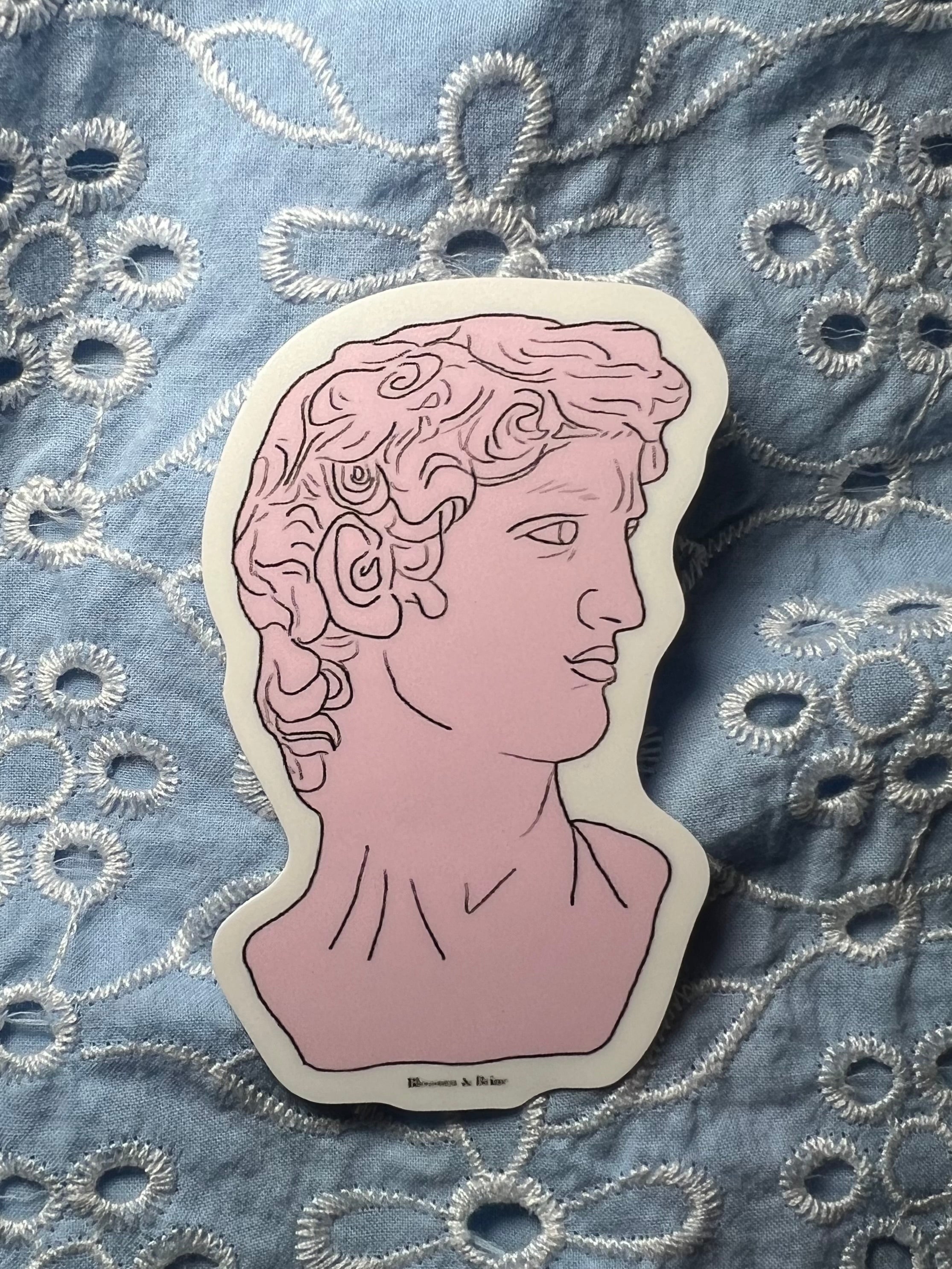 King David Fine Art Stickers by Cazoshay Marie